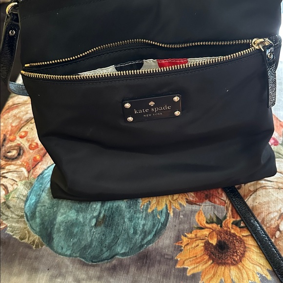 Pre loved Kate Spade Nylon Black Crossbody Bag. - Picture 8 of 8